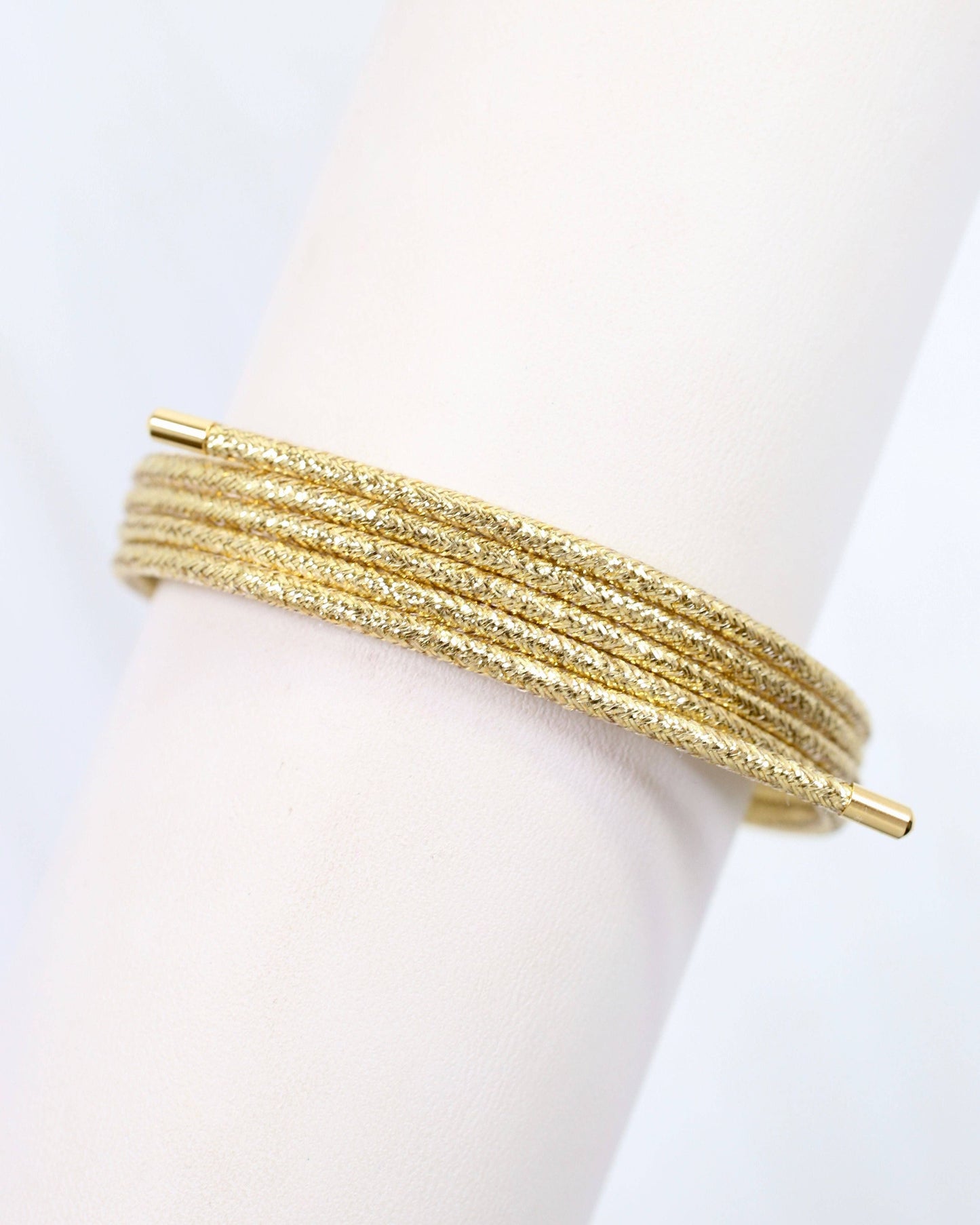 Dakota Magnetic Cord Necklace Gold