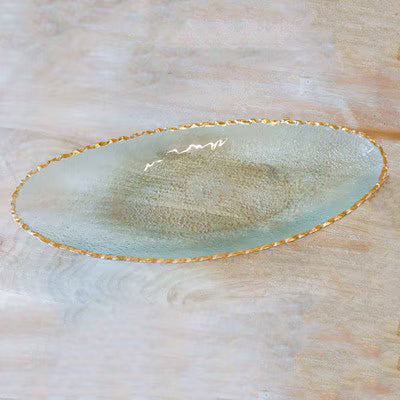 Fairbanks Oval Platter in Gold