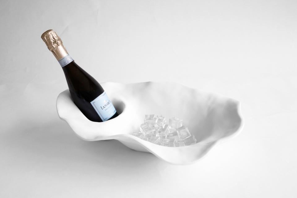 Vida Ocean Oyster Champagne Bucket (White)