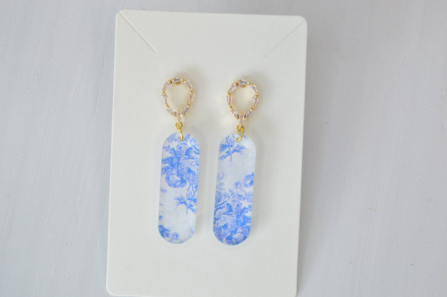 Oval Statement Earrings