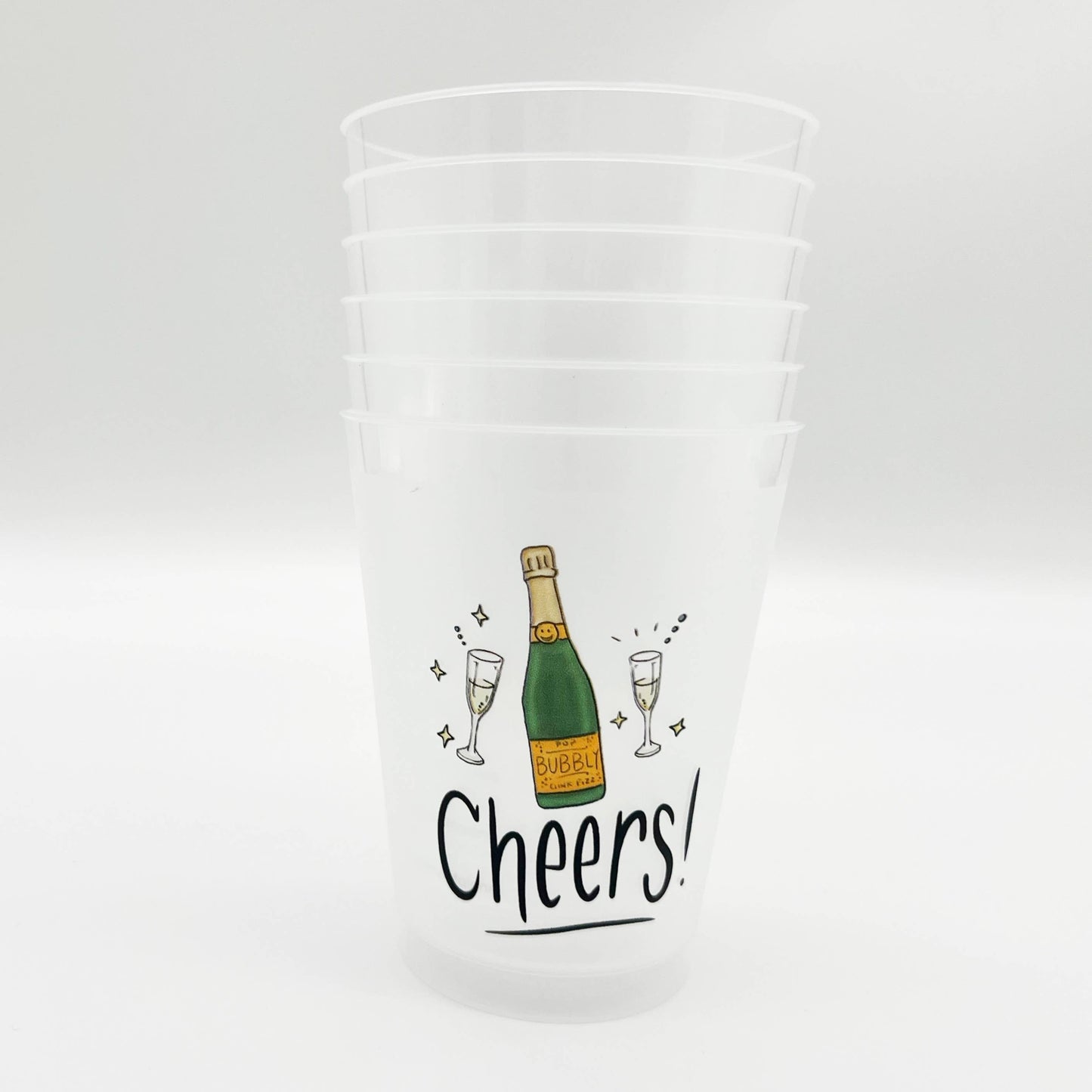 Champagne Cheers Party Cup Set