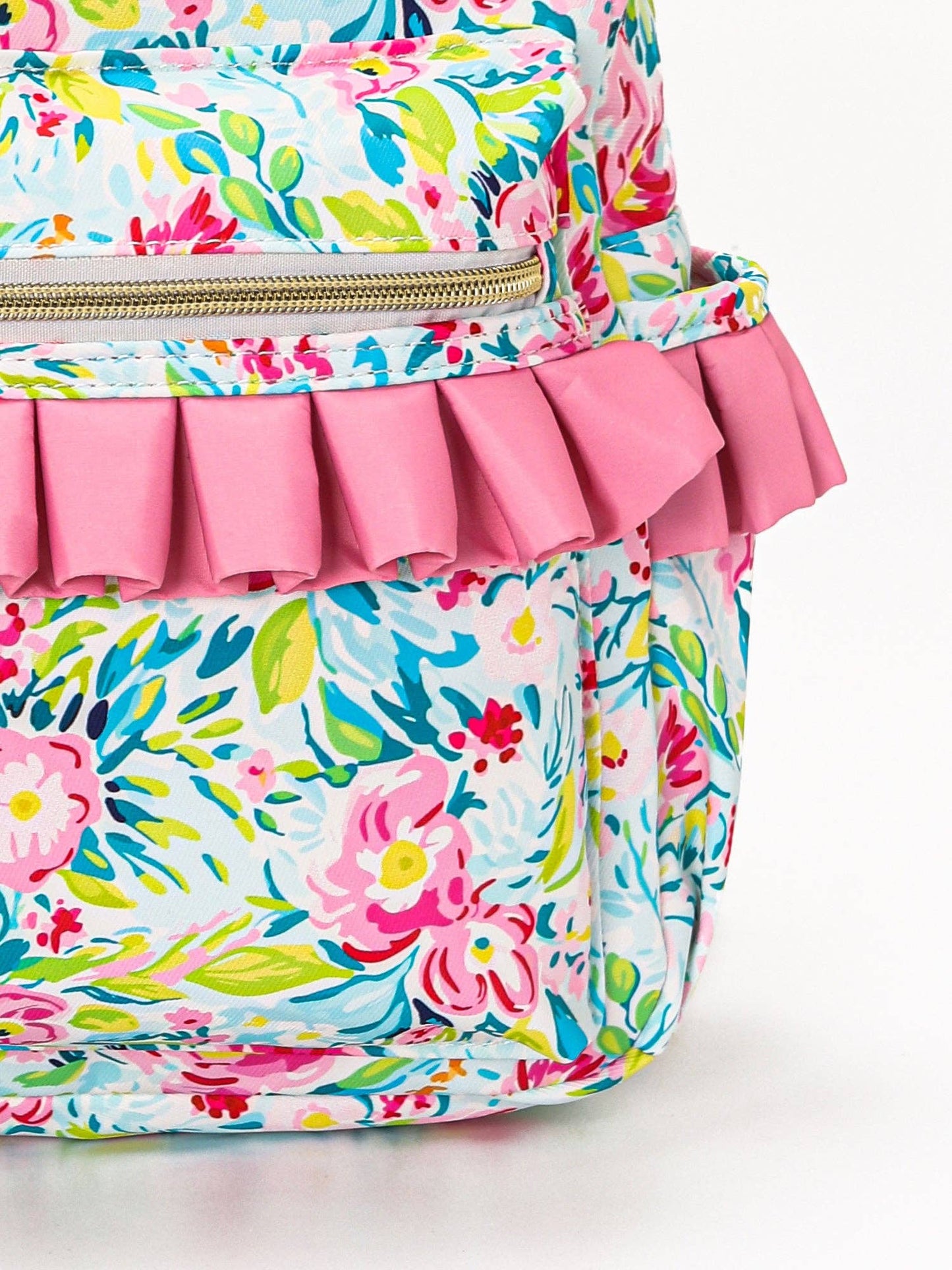 Flower Ruffle Backpack