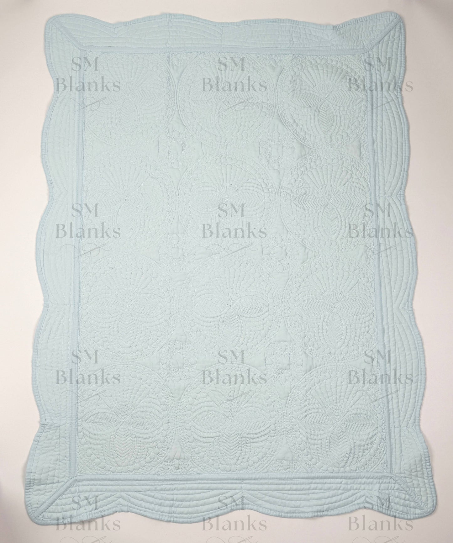 Baby Blue Heirloom Quilt