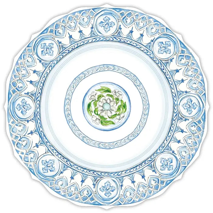 Blue Garden Party Plate Placemat