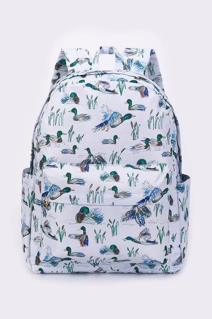 Duck Print Kids Backpack