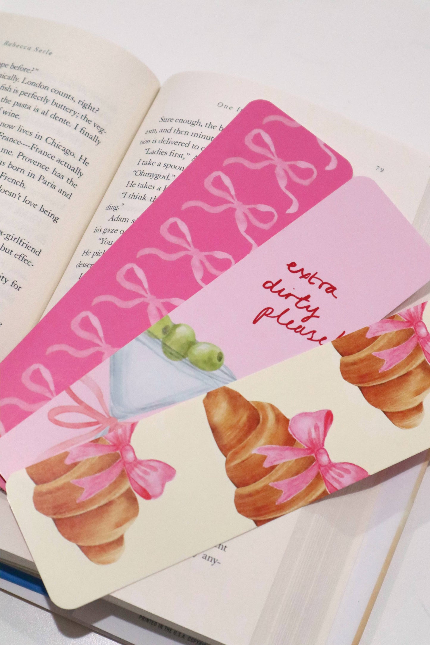 Pink Bookmarks | Set of 3