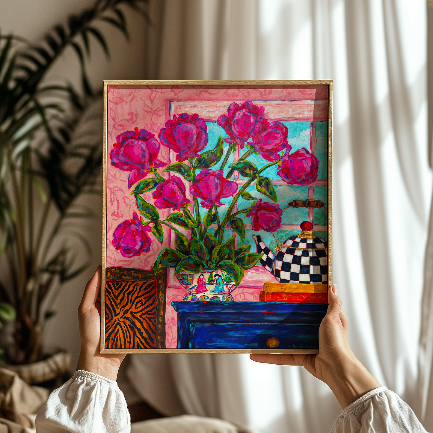 Tulips and Teapot Art