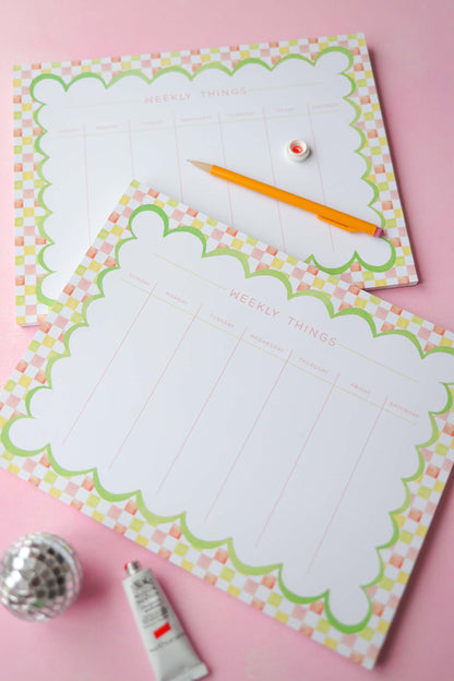 Weekly Things Notepad