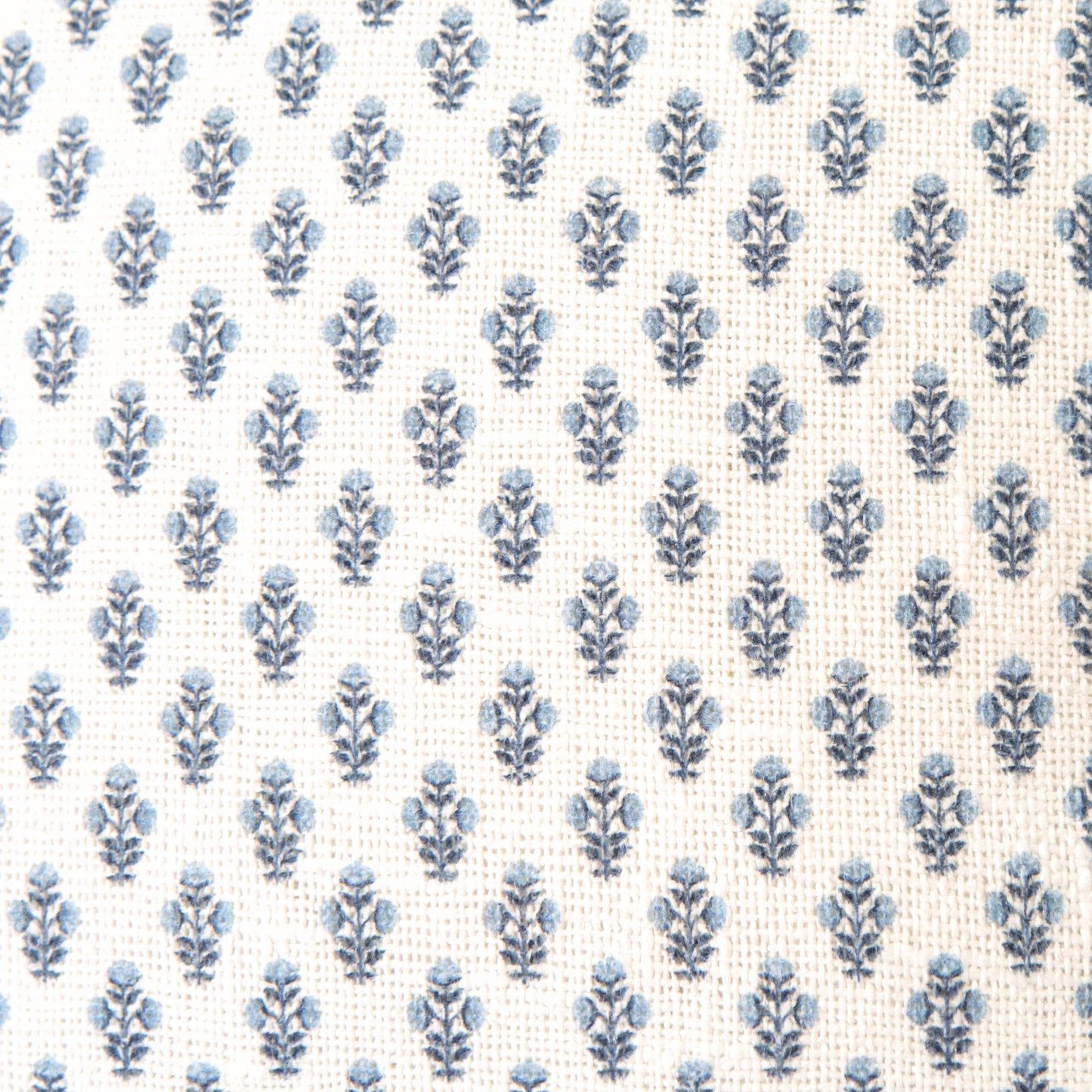 Celeste Mughal Flower Pillow- Blue