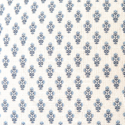Celeste Mughal Flower Pillow- Blue