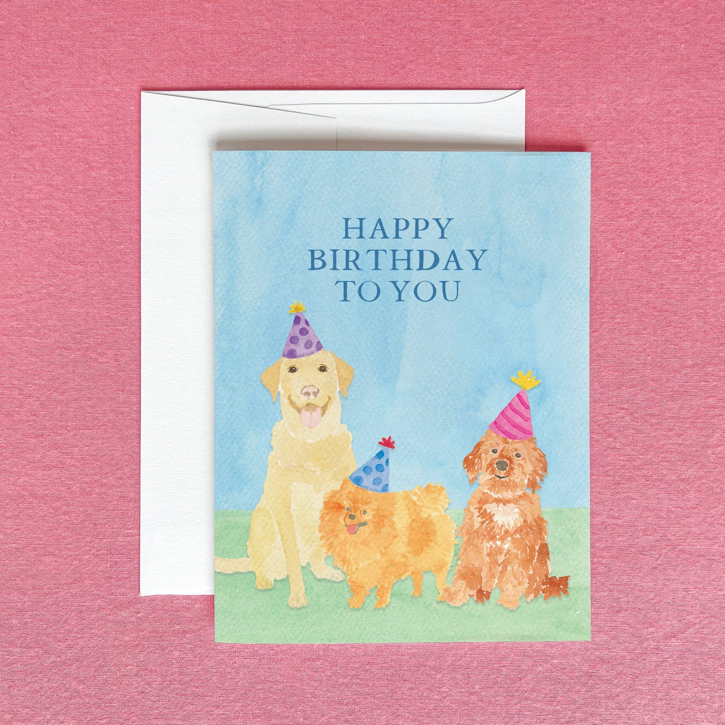 Cute Dogs Kid's Birthday Card