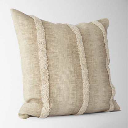 Zaylee Shibori Tufted Pillow Cover – Boho Decorative Accent