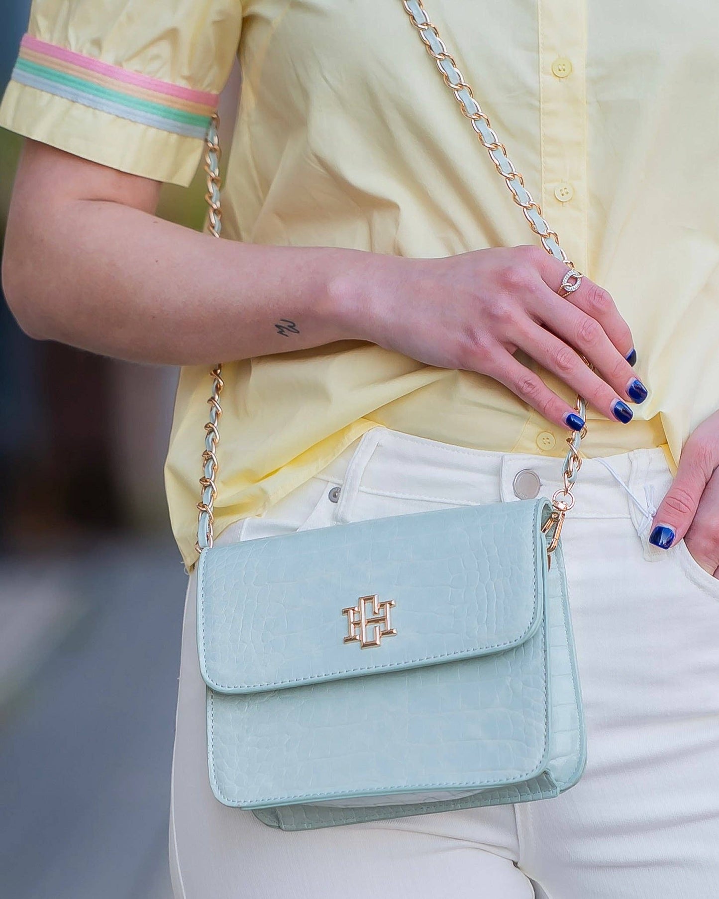 Evelyn Crossbody Mint EC
