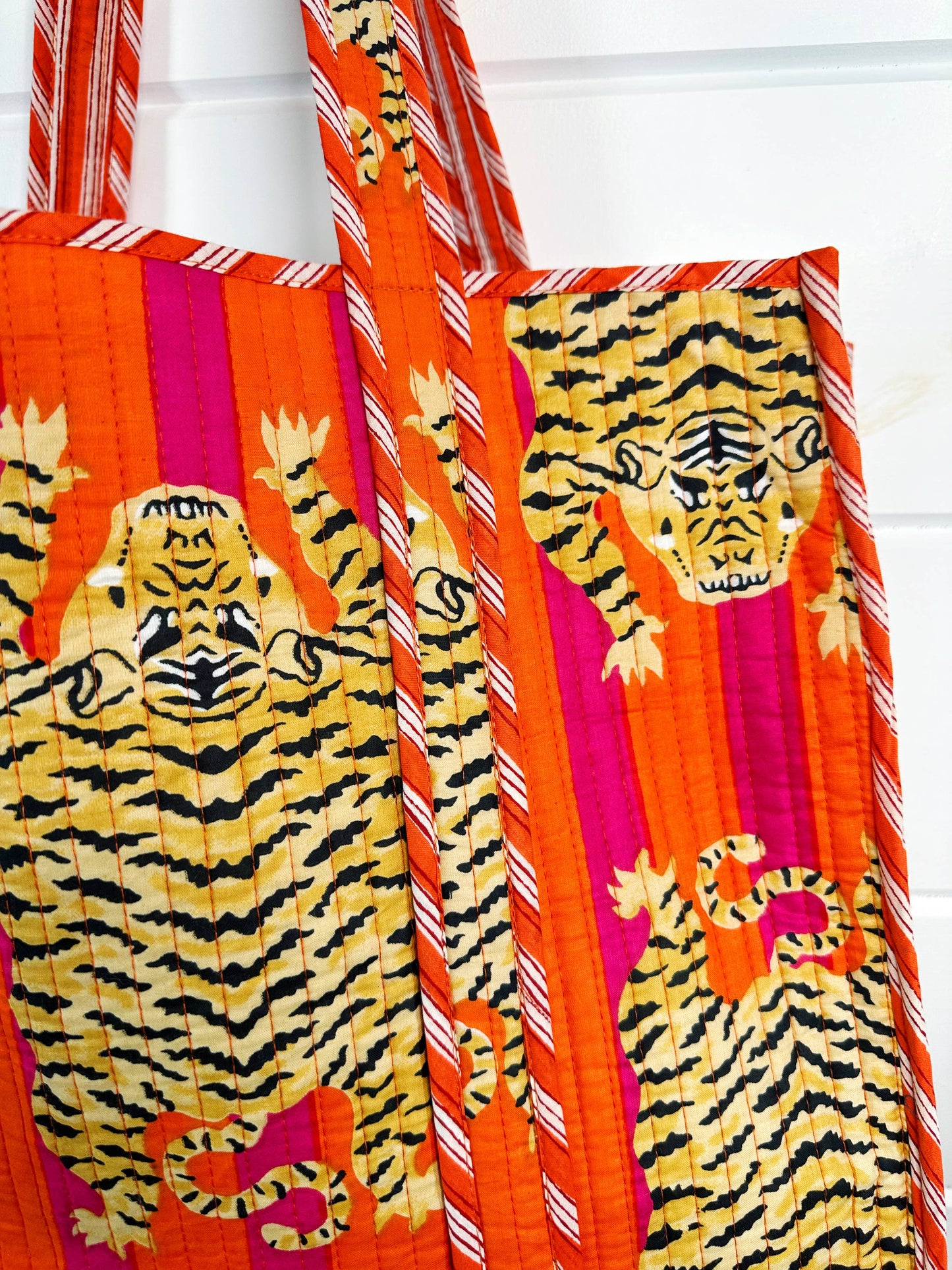 Orange Tiger Tote