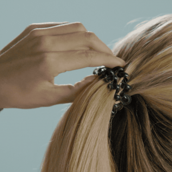 Spiral Hair Coils | Large | Washed Denim Hair Ties