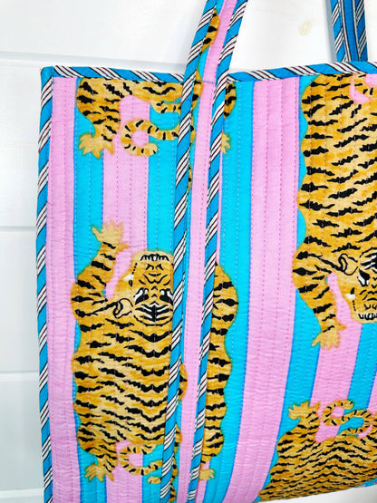 Cotton Candy Tiger Tote