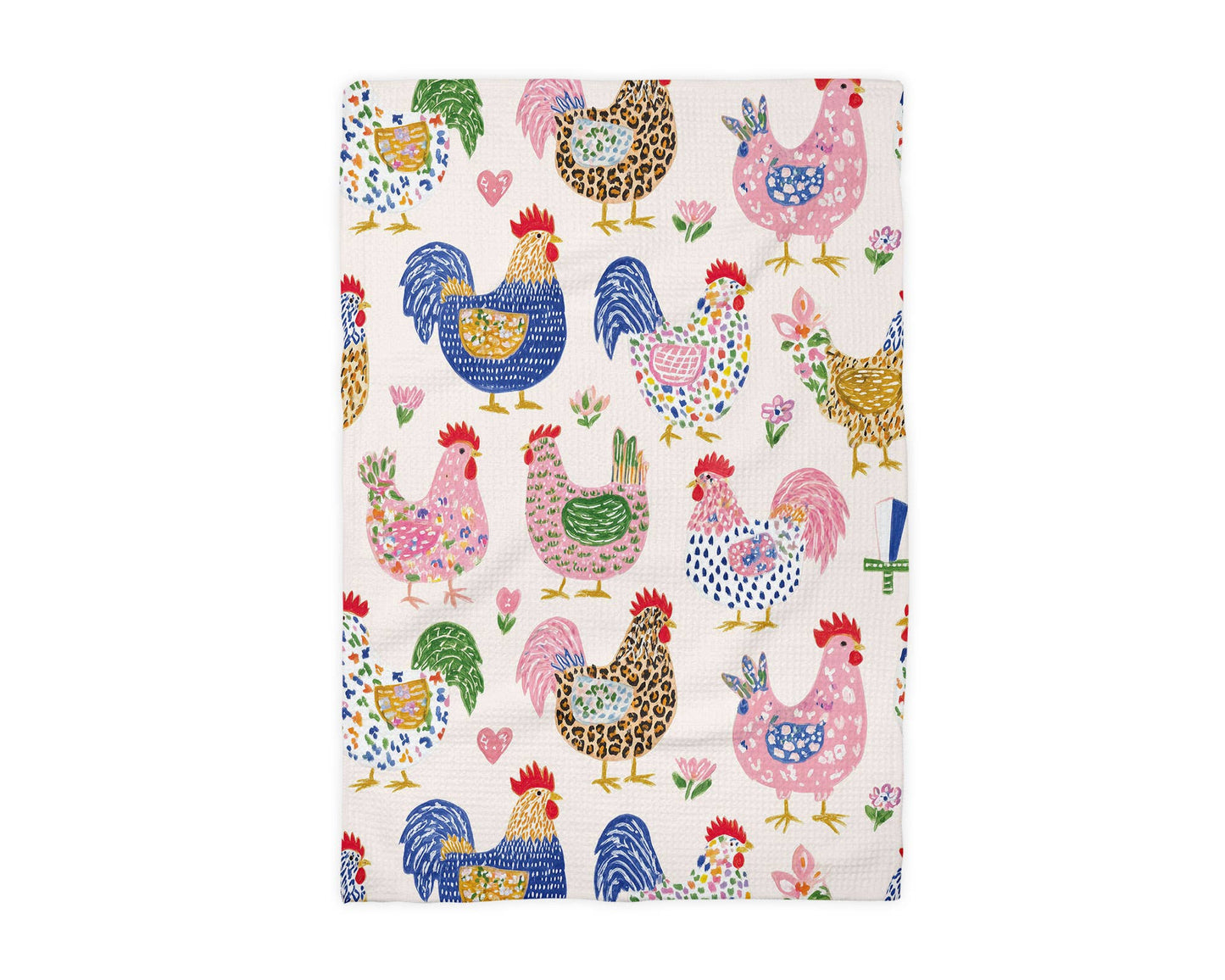 Retro Chickens- Kitchen Towel