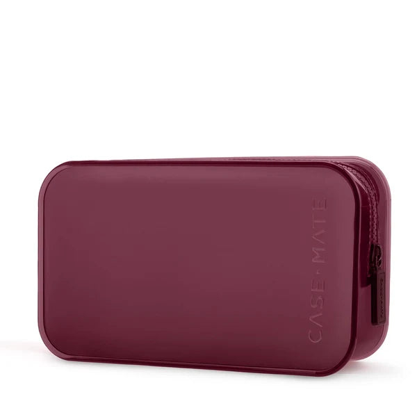 Case-Mate Jelly Makeup Bag- Mulberry