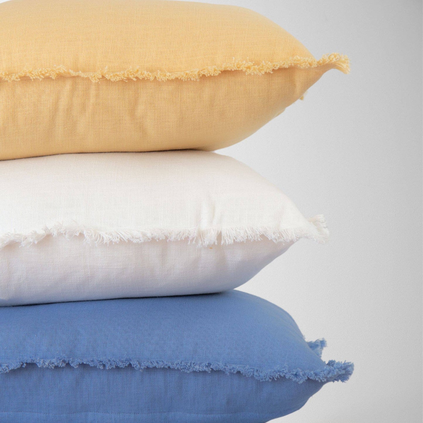 Emma Frayed Edge Pillow
