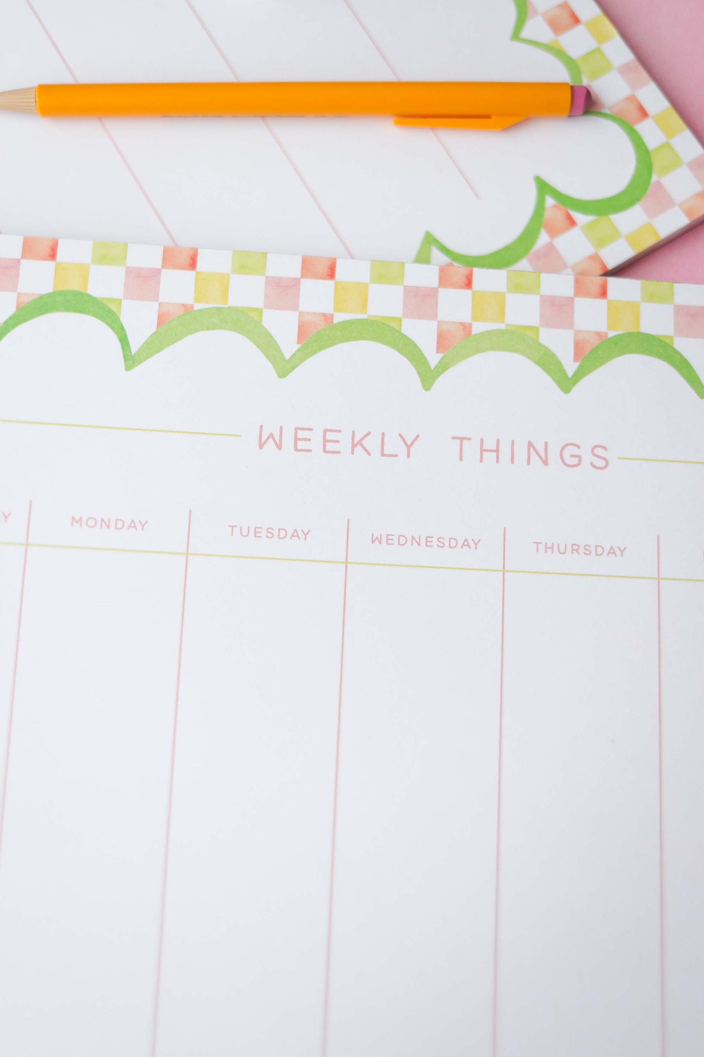 Weekly Things Notepad