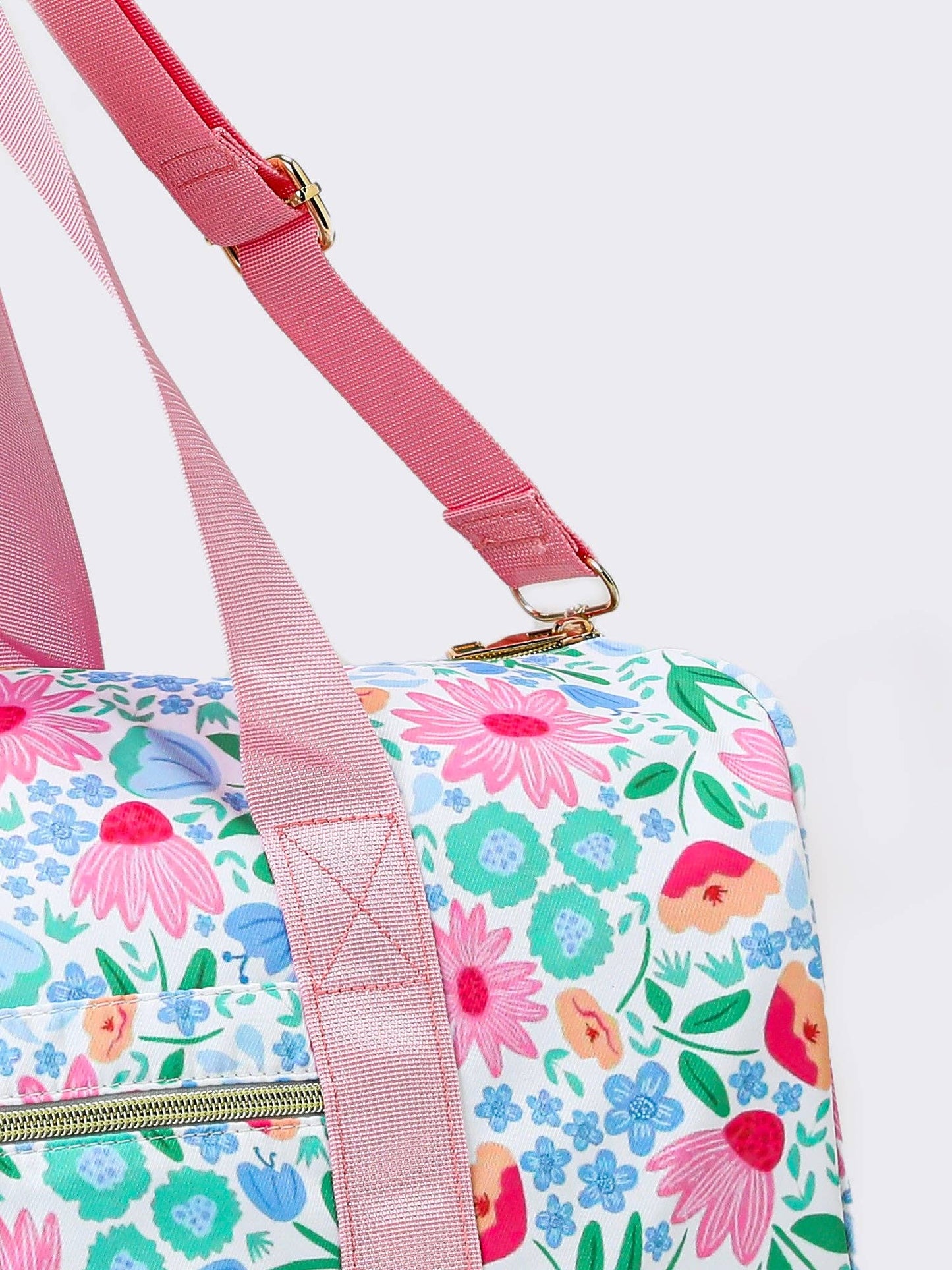 Spring Floral Duffel Bag