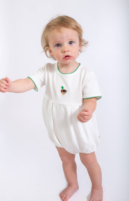 Pip Embroidered Bubble -Mallard Duck