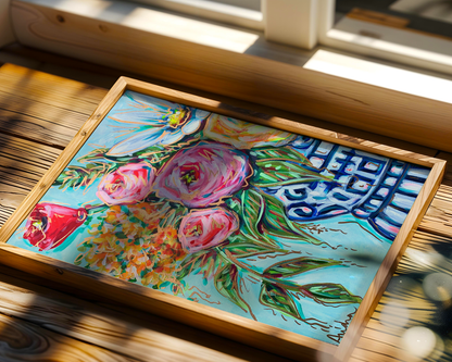 Fancy Floral Art Print