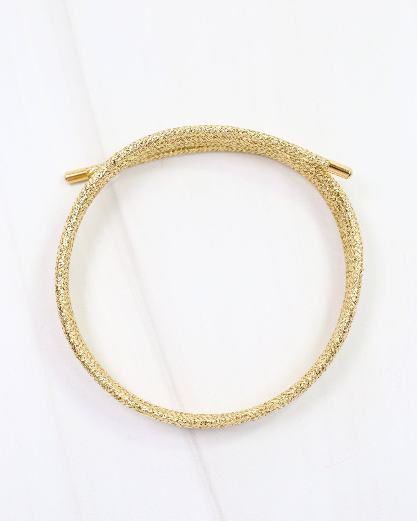 Dakota Magnetic Cord Necklace Gold