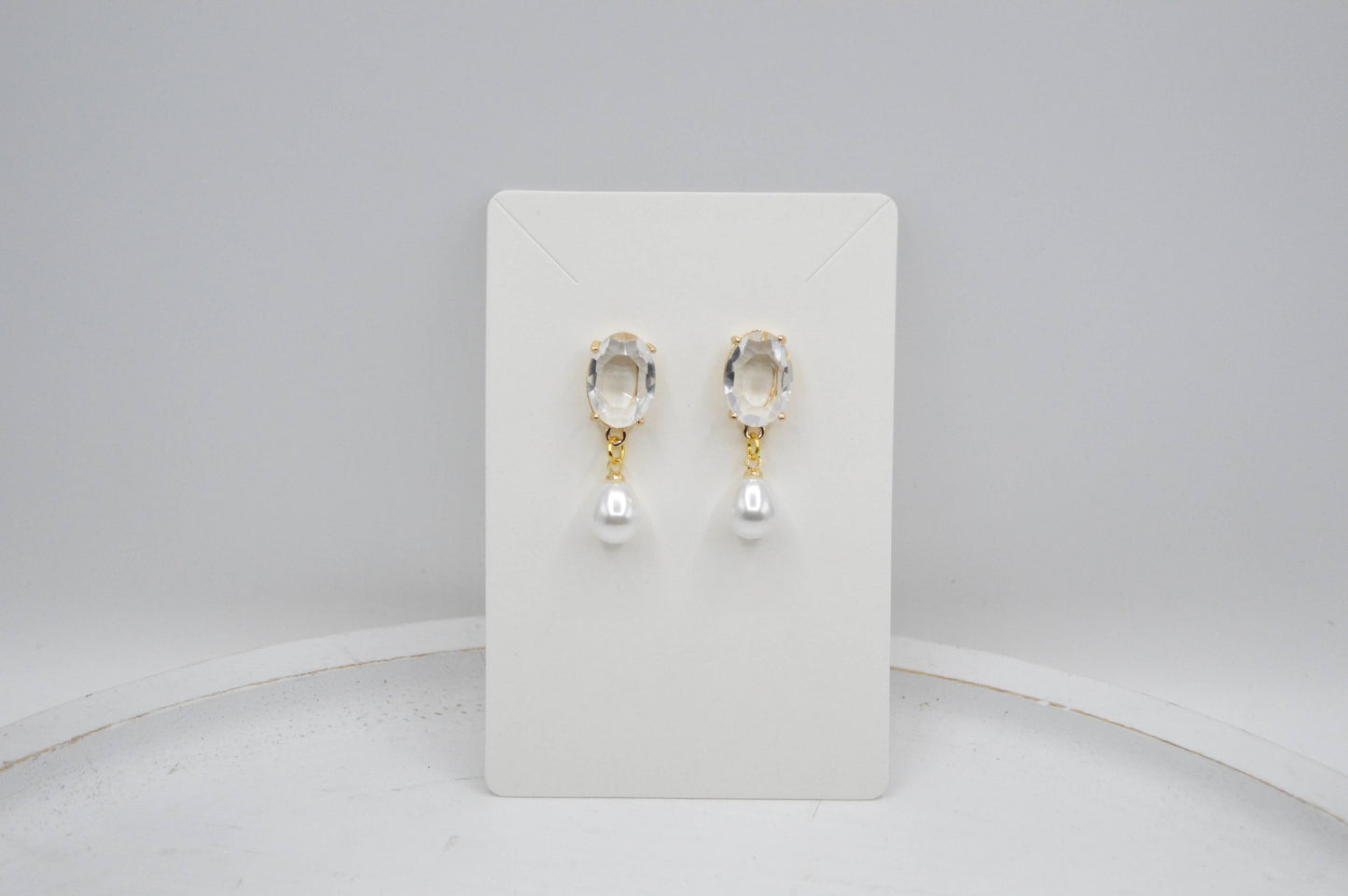 Gem & Pearl Earrings