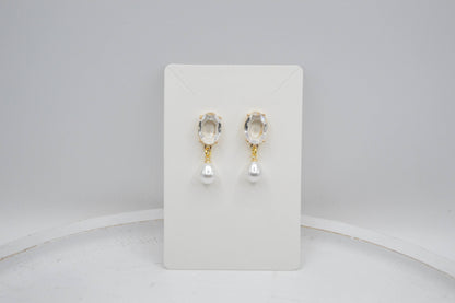 Gem & Pearl Earrings
