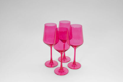 Hot Hot Pink -  Wine Glass
