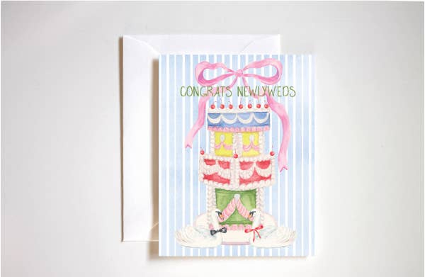 Congrats Newlyweds Wedding Card