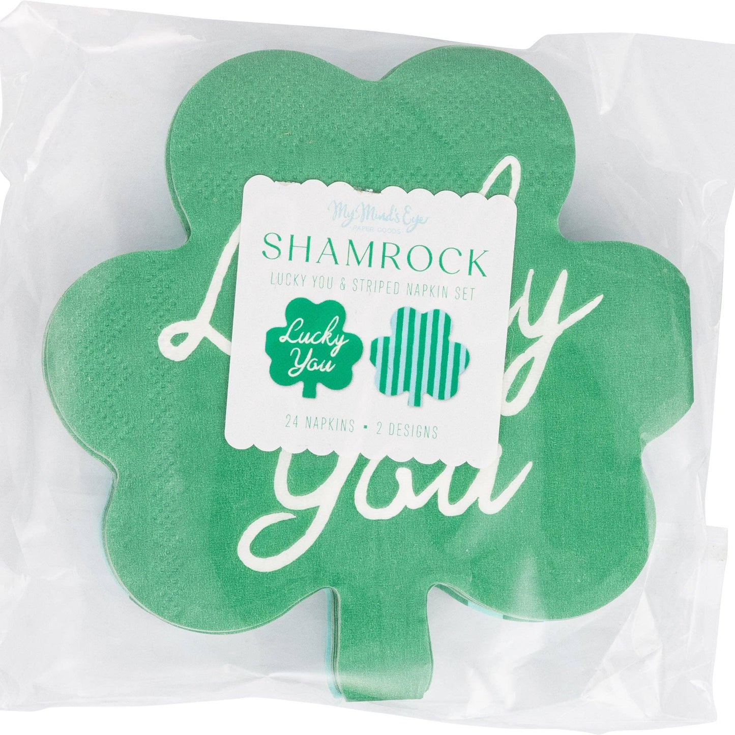 Shamrock Lucky You Cocktail Napkin