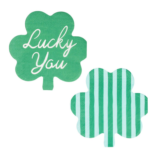 Shamrock Lucky You Cocktail Napkin