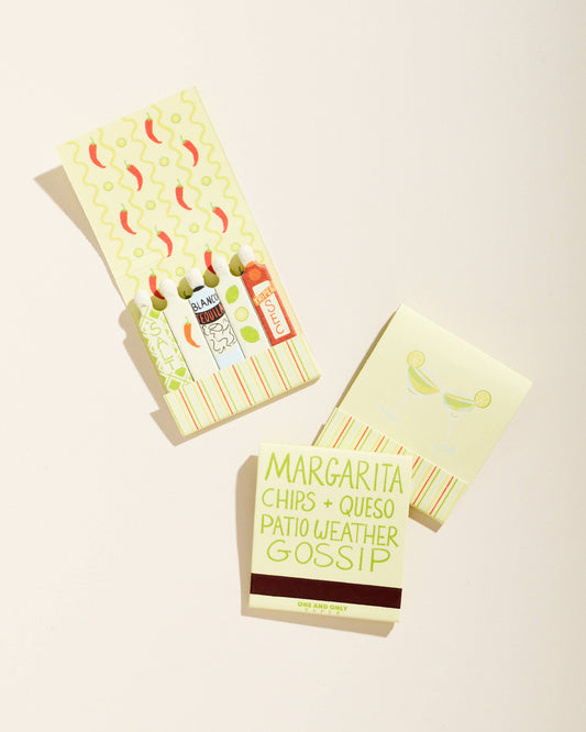 Margarita Printed 10 Stem Matchbook