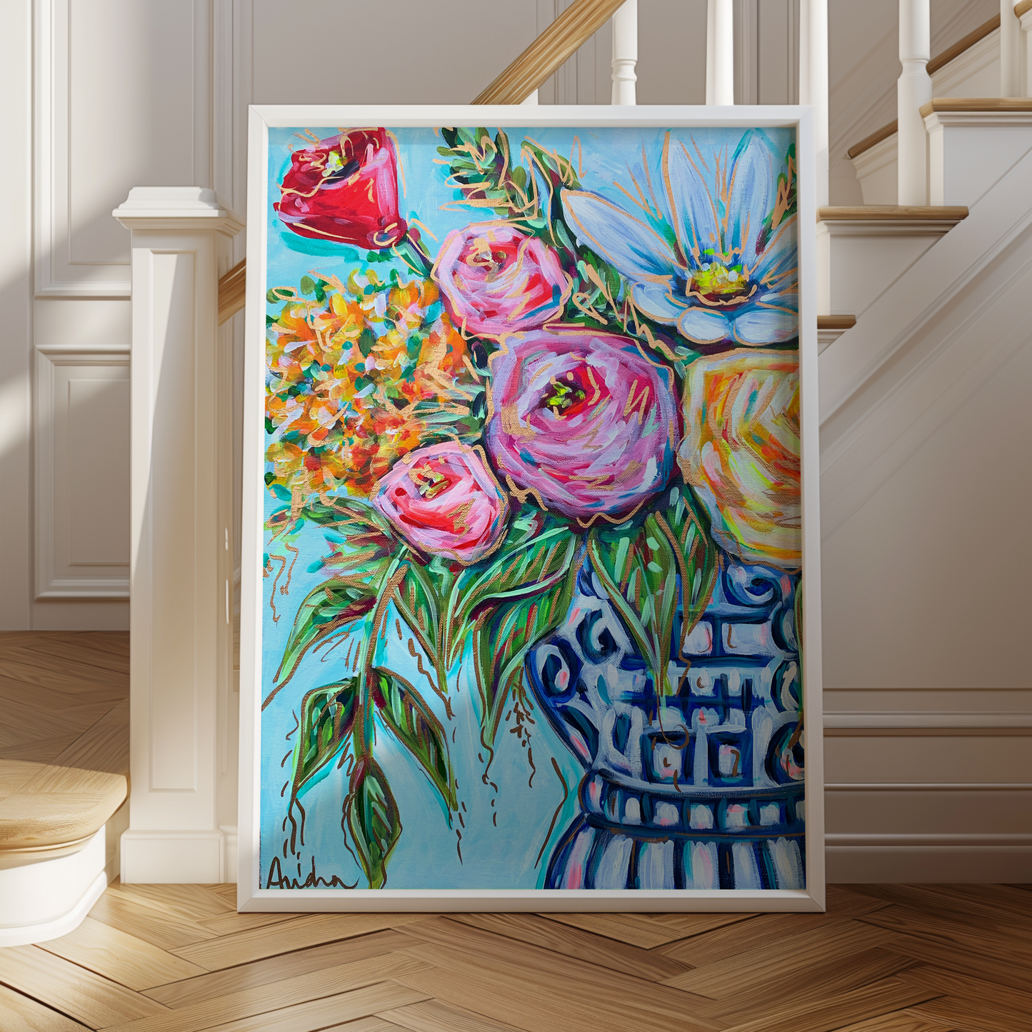 Fancy Floral Art Print