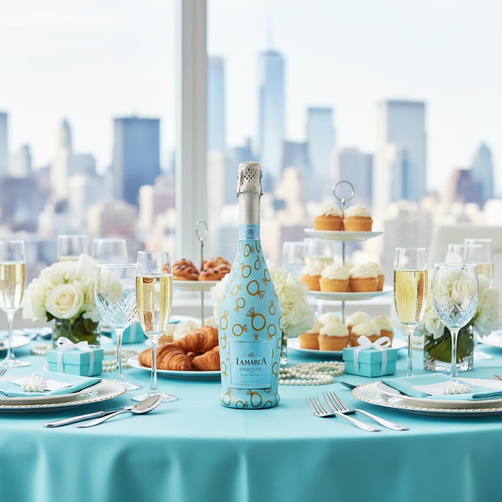 Blue Engagement Ring - Prosecco Collection