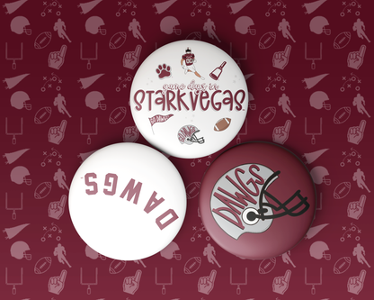 Mississippi State Game Day Buttons | Game Day Pins