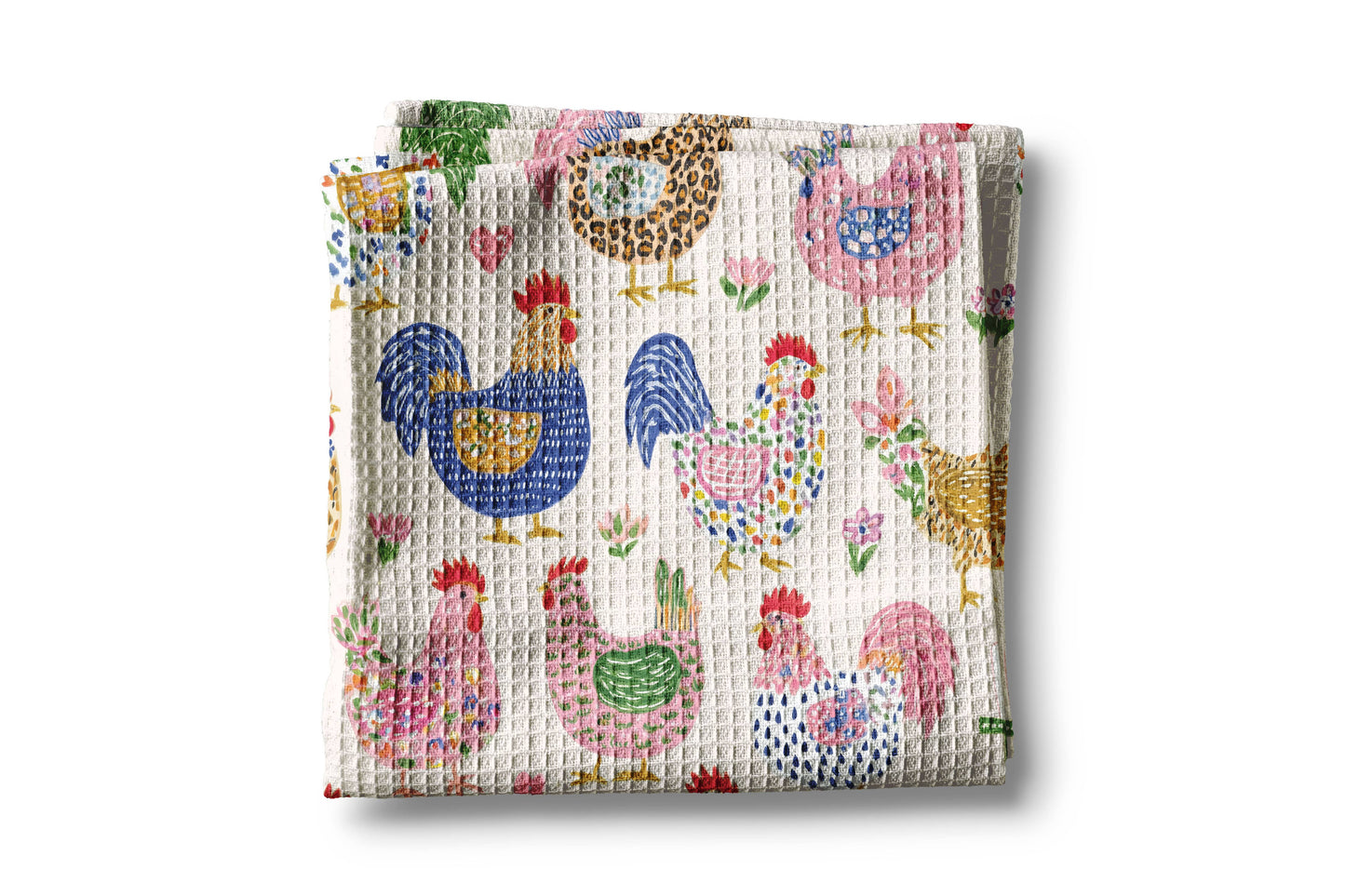 Retro Chickens- Kitchen Towel
