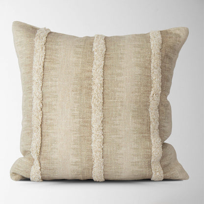 Zaylee Shibori Tufted Pillow Cover – Boho Decorative Accent