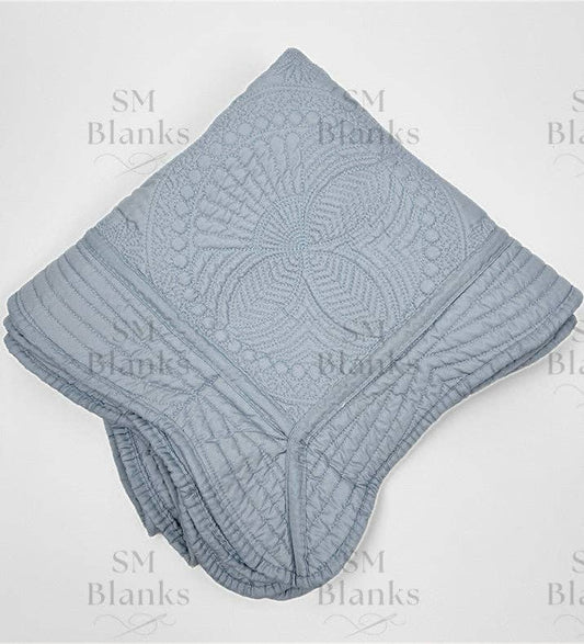 Dusty Blue Heirloom Quilt