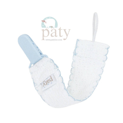 Paty Knit Pacifier Clip