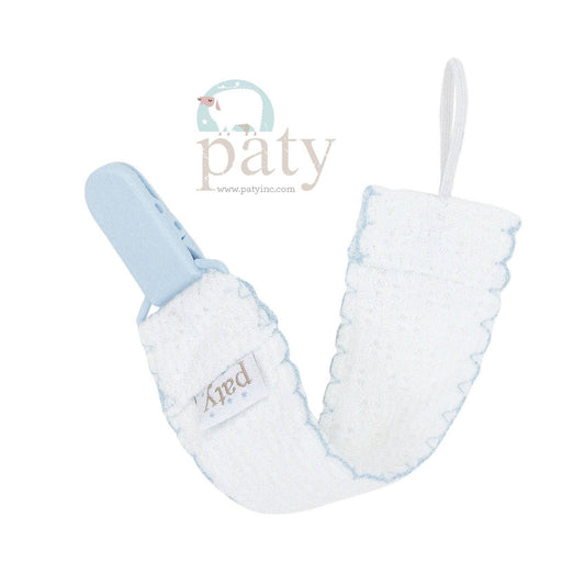 Paty Knit Pacifier Clip