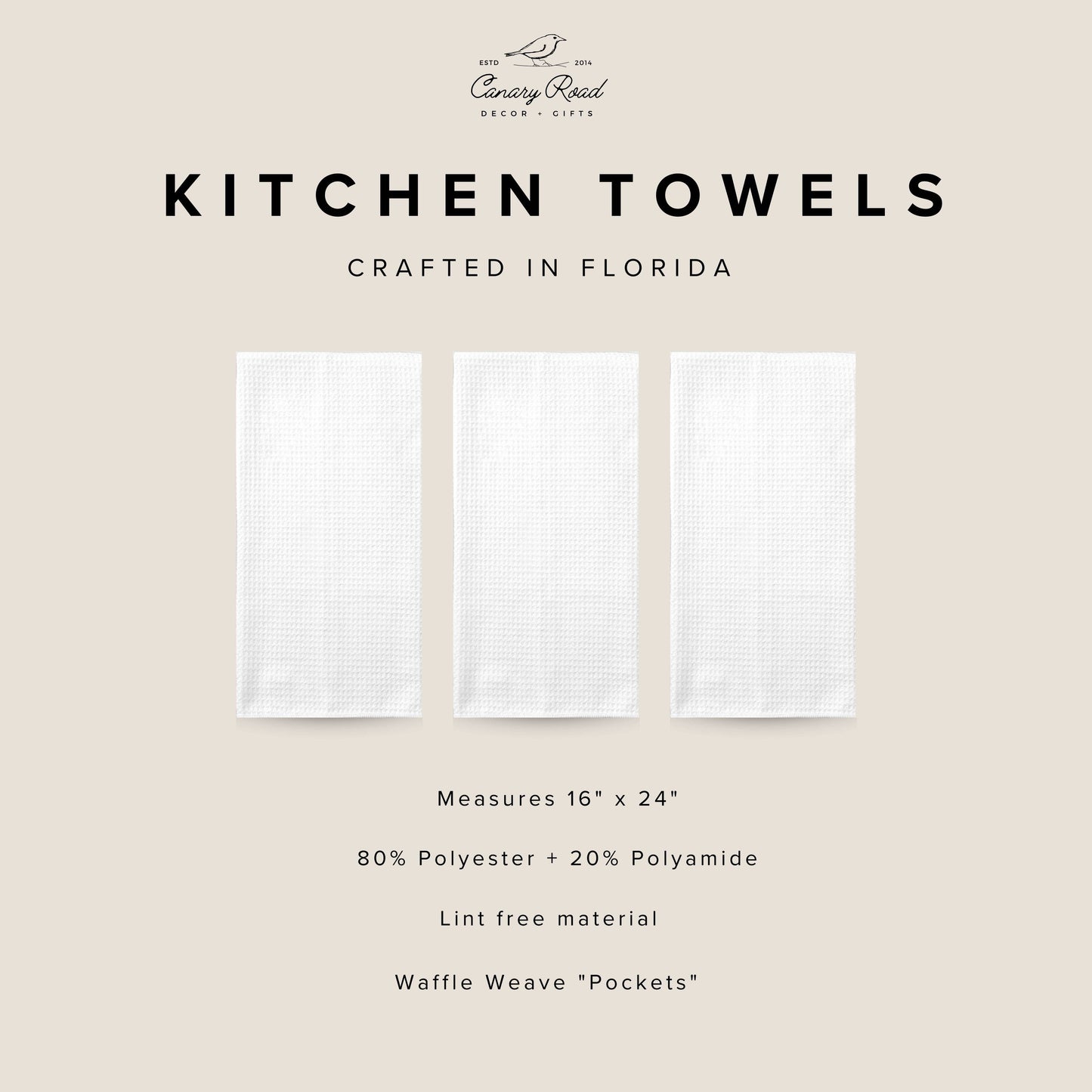 Heart & Bows- Kitchen Towel
