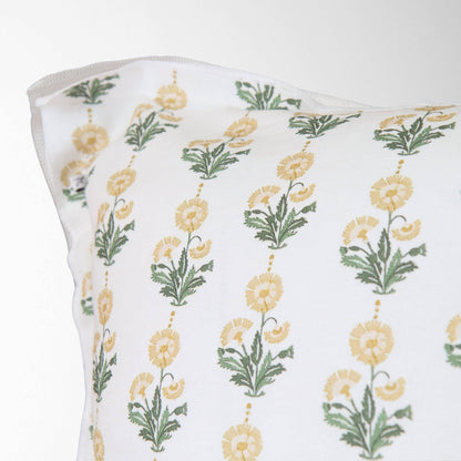 Amalthea Gold Linen Lumbar Pillow