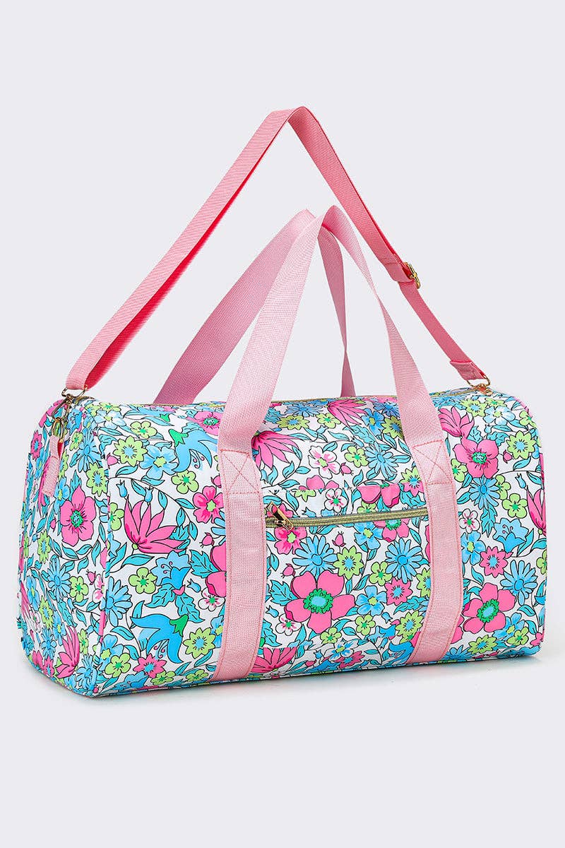 Groovy Floral Duffel Bag