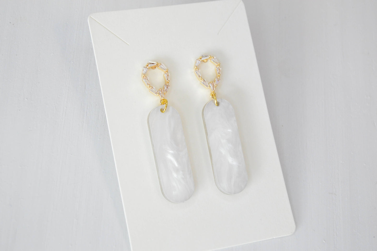 Oval Statement Earrings
