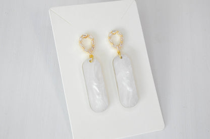 Oval Statement Earrings
