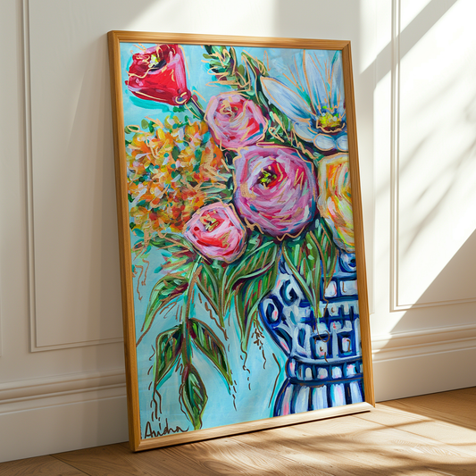 Fancy Floral Art Print