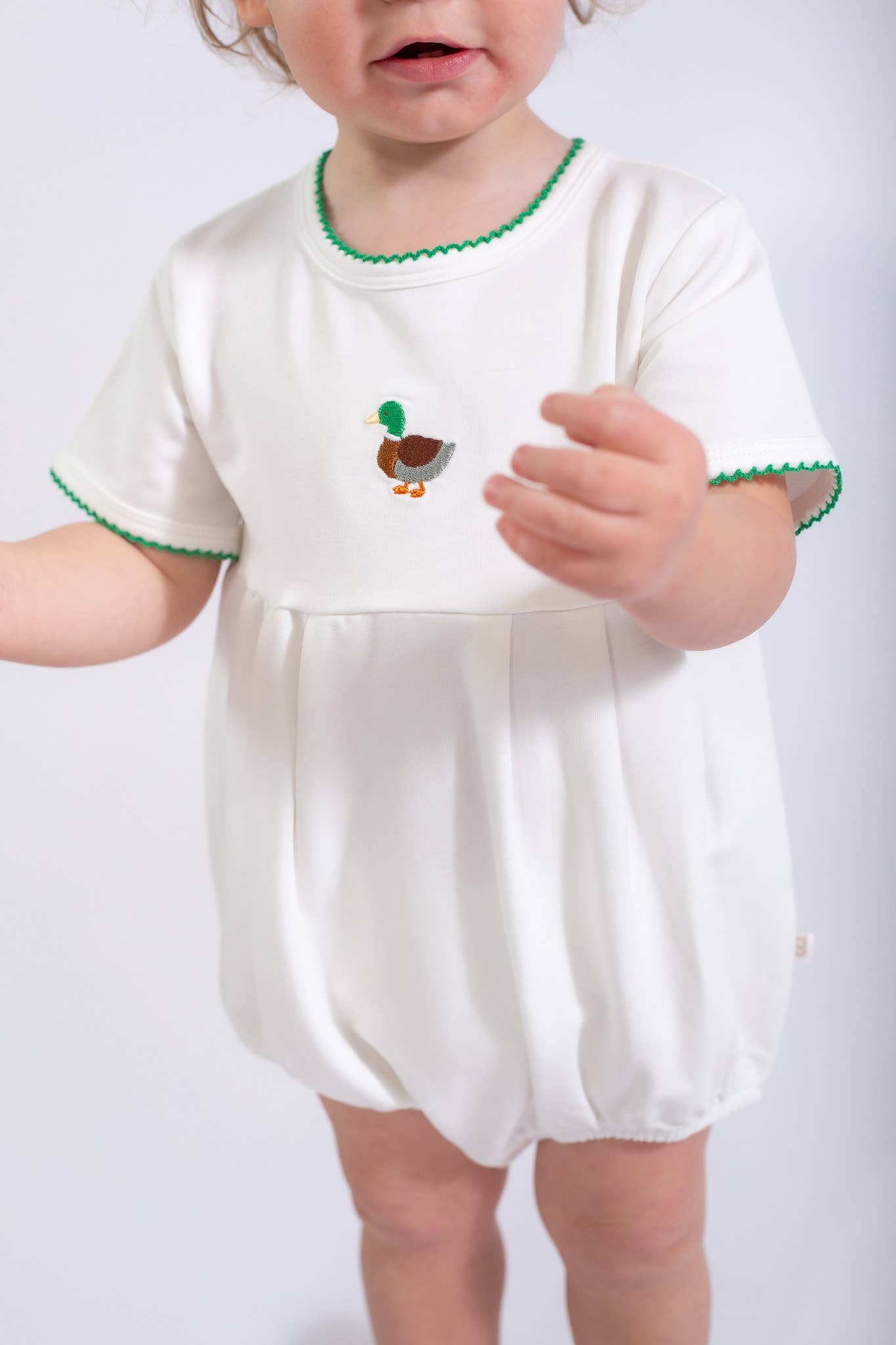 Pip Embroidered Bubble -Mallard Duck